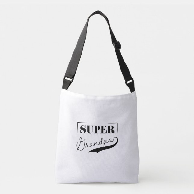 Bolso Cruzado Super Abuelo (Anverso)