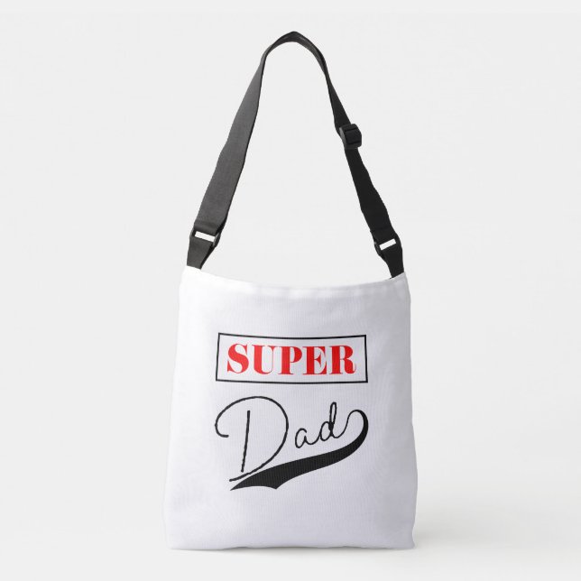 Bolso Cruzado Super Papá (Anverso)