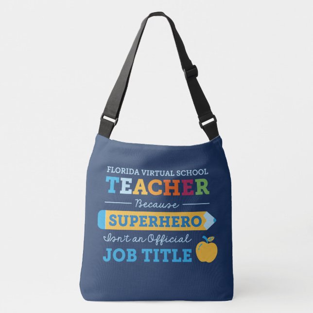 Bolso Cruzado Superhéroe de FLVS (Anverso)