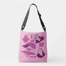 Bolso Cruzado Superhéroe ILY - Diseño ASL