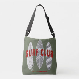 Bolso Cruzado Surf Club Summer Beach Vacaciones Graciosa Vintage