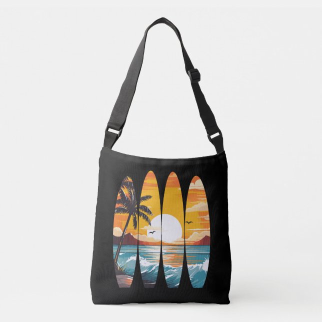 Bolso Cruzado Surfboards Sunset (Anverso)