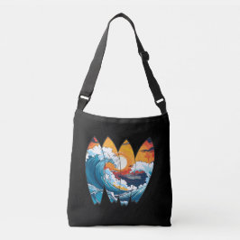 Bolso Cruzado Surfing Waves Surfboards