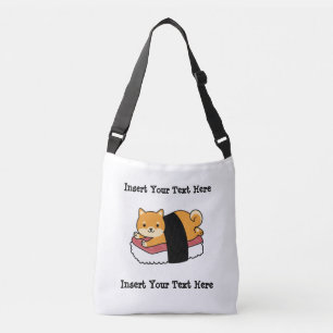 Bolso Cruzado Sushi Shiba Inu - Comida japonesa para perros ador