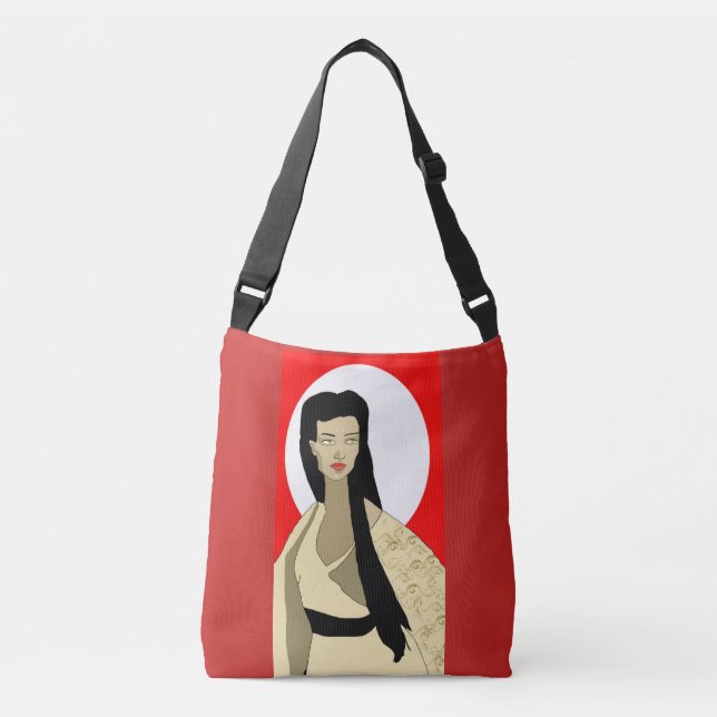 Bolso Cruzado Susurros del japonés (Anverso)