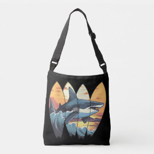Bolso Cruzado Tablas de surf Great White Shark