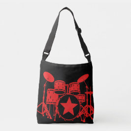 Bolso Cruzado Tambores rojos
