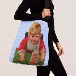 Bolso Cruzado Tarjeta de comercio victoriana: Aceite de Castor d