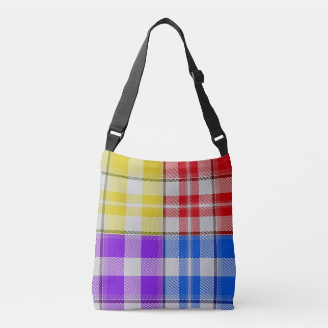 BOLSO CRUZADO TARTAN PATTERN 4 (Anverso)