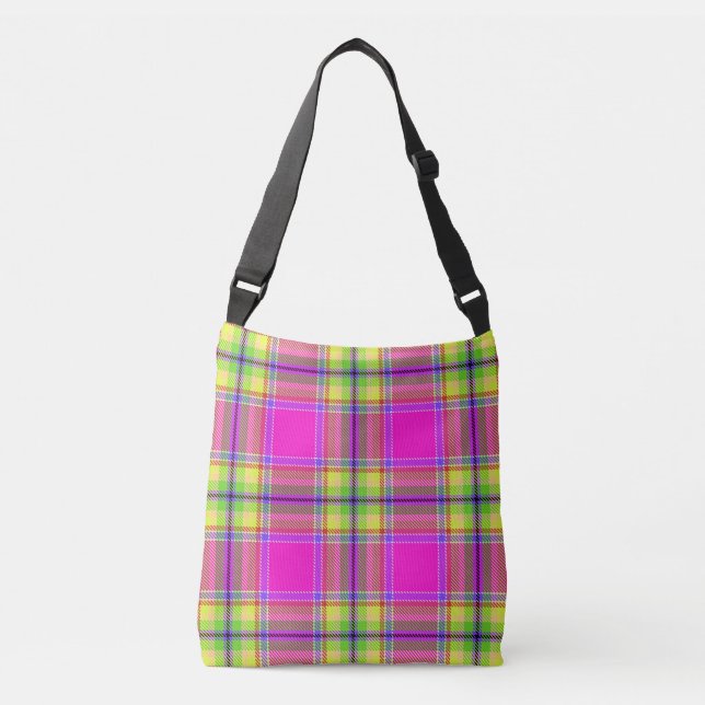 BOLSO CRUZADO TARTAN PATTERN 6 (Anverso)
