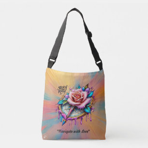 Bolso Cruzado "Tatuaje de brújula de amor eterno"