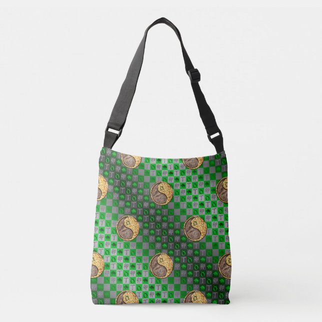 Bolso Cruzado Tauro & Conejo de Fuego (Anverso)