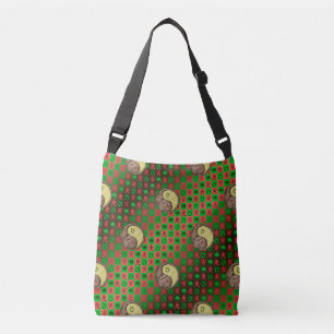 Bolso Cruzado Tauro y tigre Metalizado