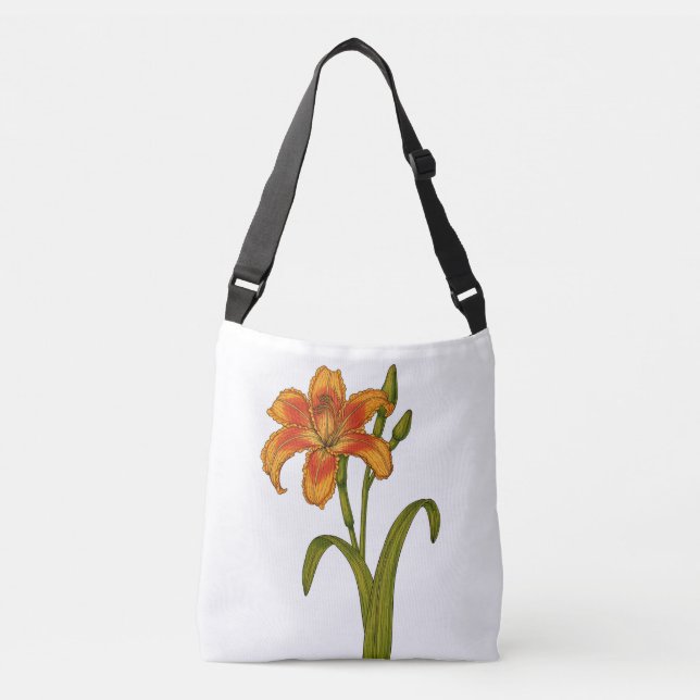 Bolso Cruzado Tawny daylily (Anverso)
