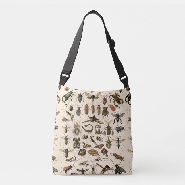 Bolso Cruzado Taxonomía colorida de la entomología de los (Anverso)