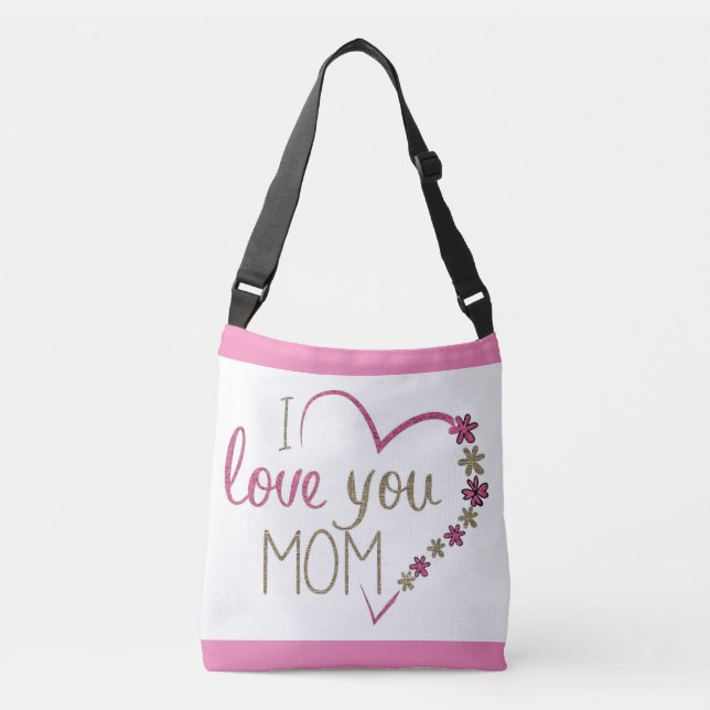 Bolso Cruzado Te Amo Mamá Tote (Anverso)