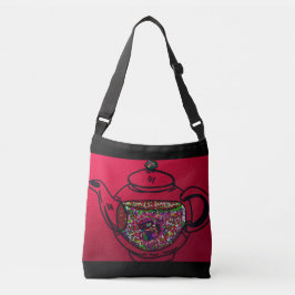 Bolso Cruzado Teapot of Flowers
