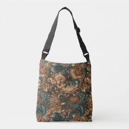 Bolso Cruzado Tejidos florales de Art Nouveau