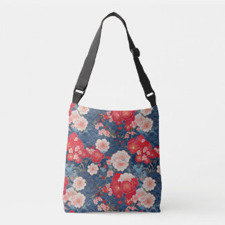 Bolso Cruzado Tela de Kimono inspirada en tela japonesa