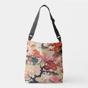 Bolso Cruzado Tela de Kimono inspirada en tela japonesa