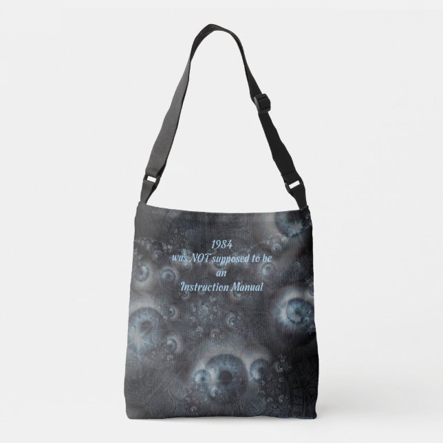 Bolso Cruzado Tema anti de hermano mayor Orwellian (Reverso)