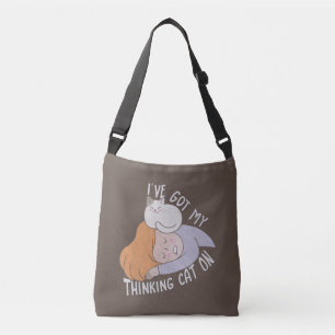 Bolso Cruzado Tengo mi gato pensando