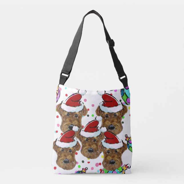 Bolso Cruzado Terrier de Airedale (Anverso)