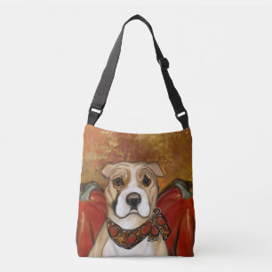 BOLSO CRUZADO TERRIER STAFFORDSHIRE AMERICANO
