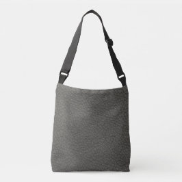 Bolso Cruzado Textura de cuero cognac envejecido con efecto desg