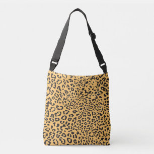 Bolso Cruzado Textura de leopardo
