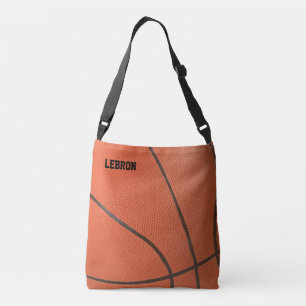 Bolso Cruzado Textura del baloncesto personalizada