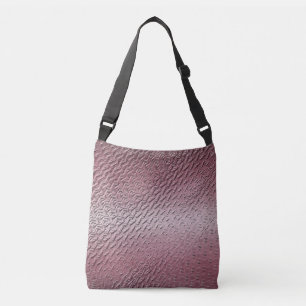 Bolso Cruzado textura púrpura metálica