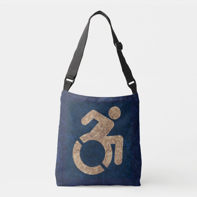 Bolso Cruzado Texturado para discapacitados (Anverso)