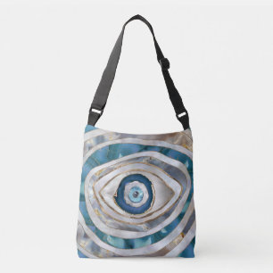 Bolso Cruzado Texturas y oro del ojo del mal