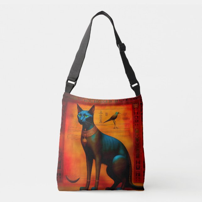 Bolso Cruzado The Ancient Egyptian Cat Bastet (Anverso)