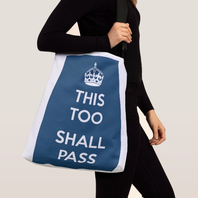 Bolso Cruzado "This too shall pass" (Detalle)