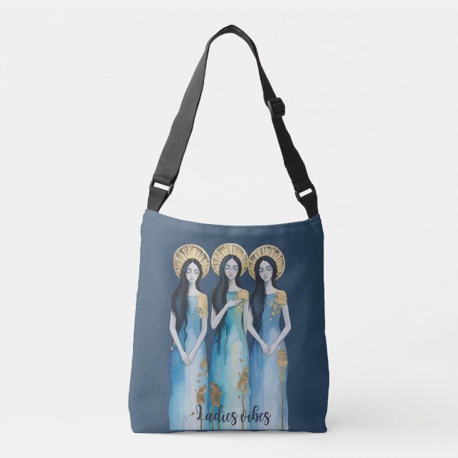Bolso Cruzado Three Ladies Spiritual Tote Bag (Anverso)