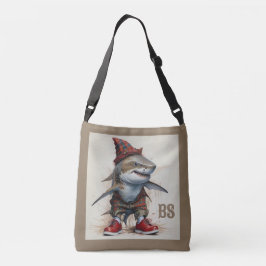 Bolso Cruzado tiburón temible del disfraz escocés - tiburón tart