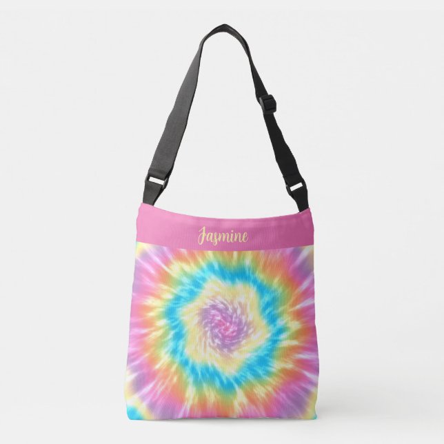 Bolso Cruzado Tie Dye (Anverso)