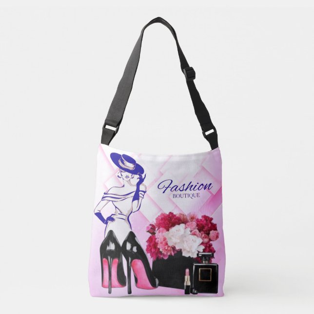 Bolso Cruzado Tienda de moda Tote Bags (Anverso)