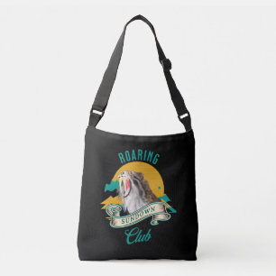 Bolso Cruzado Tigre Dientes de Sable Club Rugiente Atardecer