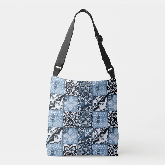 Bolso Cruzado Tile oceánico (Anverso)
