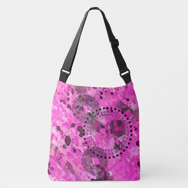 Bolso Cruzado Tinta rosa (Anverso)