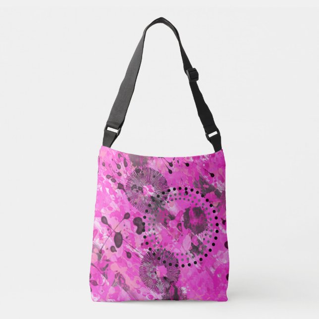 Bolso Cruzado Tinta rosa (Anverso)