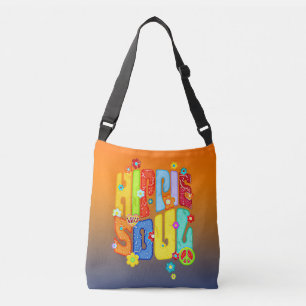 Bolso Cruzado Tipografía divertida - HIPPIE SOUL 1