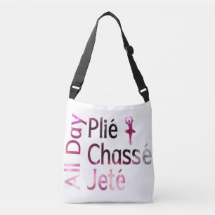 Bolso Cruzado Todo el día Plie, Chasse, Jete ~ Ballet Design