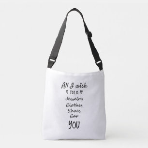 Bolso Cruzado Todo lo que deseo es que seas tú