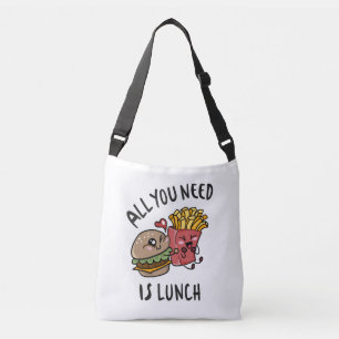 Bolso Cruzado Todo lo que necesitas es almuerzo