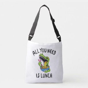 Bolso Cruzado Todo lo que necesitas es comer.