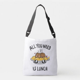 Bolso Cruzado Todo lo que necesitas es comer